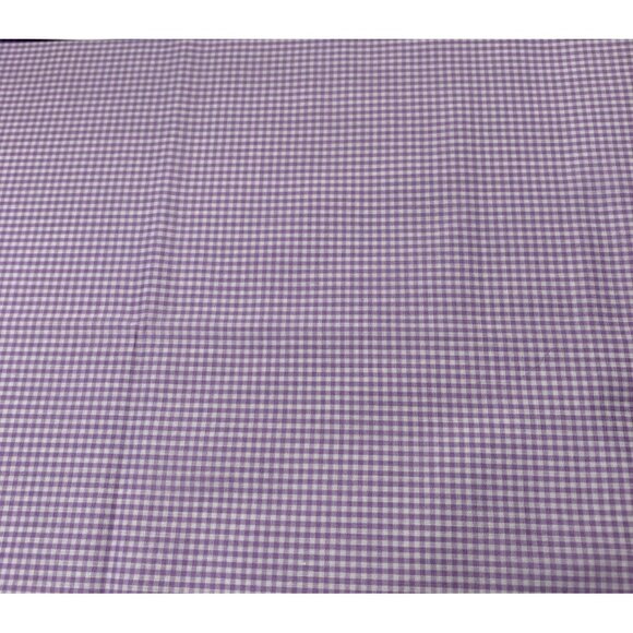 Purple Gingham Cotton Fabric 1/2 Yard 44" Wide Quilting - Picture 2 of 5